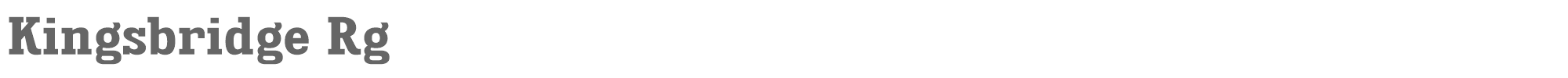 Kingsbridge kingsbridge bd.ttf font preview